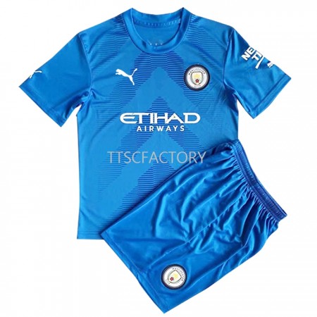 Fußballtrikots Manchester City Torwart Kinder Auswärts Trikotsatz 2022-2023
